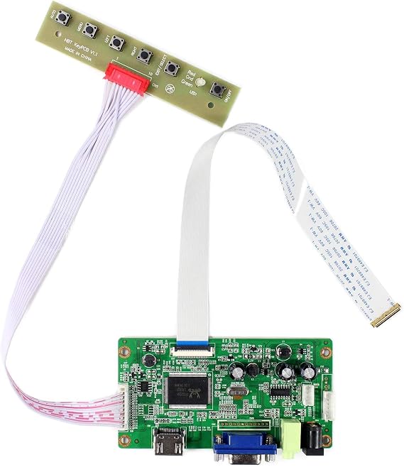 VGA Controller Board 30 Pin eDP for 1920x1080 NV140FHM B156HAN01.1 LP156WF4 NV156FHM N156HGE-EA1 B173HAN01.0 N173HCE E11 E21 E31 LP173WF4 11.6'' 13.3'' 14'' 15.6'' 17.3 inch LCD Screen