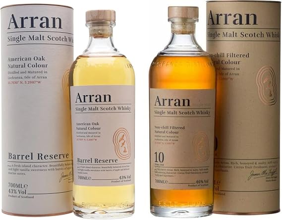 Arran 10 Year Old & Arran Barrel Reserve