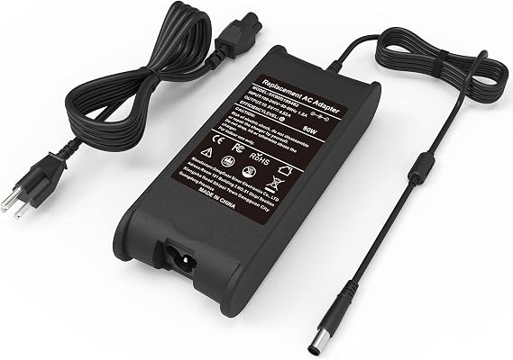 19.5V 65W 90W Laptop Charger for Dell Latitude E6320 E6510 E6420 E6430 E6330 E6440 E6400 E7440 E5450 E7450 E7240 E6410 E6520 E6540 E5540 E5430 E4310 E5550 E5530 E6500 E5400,PA 12 LA90PM111 LA65NM130.