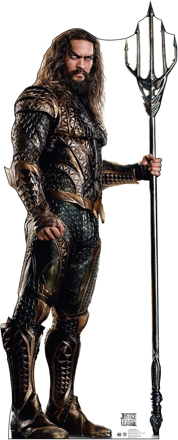 Cardboard People Aquaman Life Size Cardboard Cutout Standup - Justice League (2017 Film)