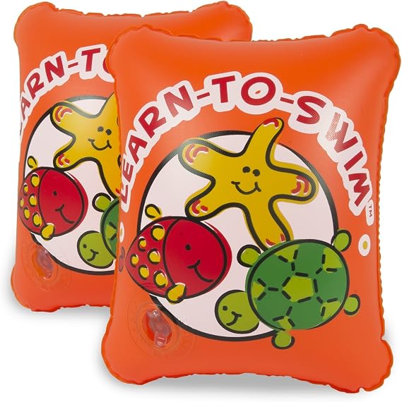 Poolmaster Learn-To-Swim Inflatable Arm Floaties For Kids