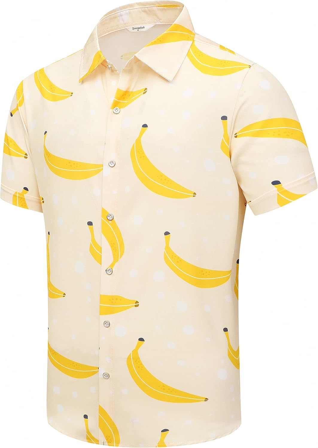 Mens Hawaiian Shirt, Short Sleeves Button Down Beach Clothing, Unisex Summer Flamingos Casual Aloha Floral Shirts