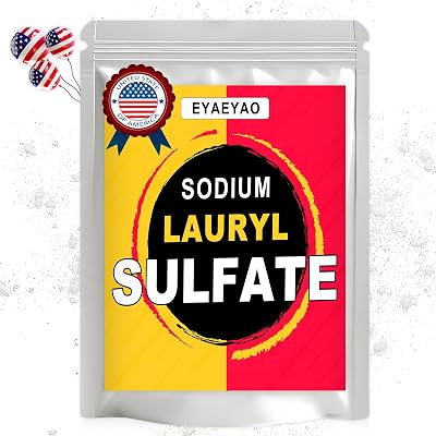 Sodium Dodecyl Sulfate, 1 Pound SDS Powder for Bath Bomb Making, Premium Sodium Lauryl Sulfate Powder, Sodium Dodecylsulfate for Soap Making, Bath Truffles and More 16 oz