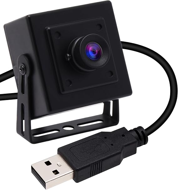 SVPRO 5MP USB Camera Distortion-Free HD Computer Webcam with Metal Case, Aptina MI5100 CMOS Portable UVC Lightburn Camera for Computer,Raspberry Pi