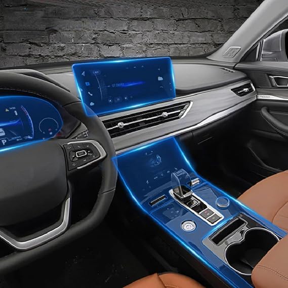 Car Interior Center Console Transparent TPU Protective Film Anti-Scratch Film Refit,for Chery Tiggo 8 Pro 2021-2022