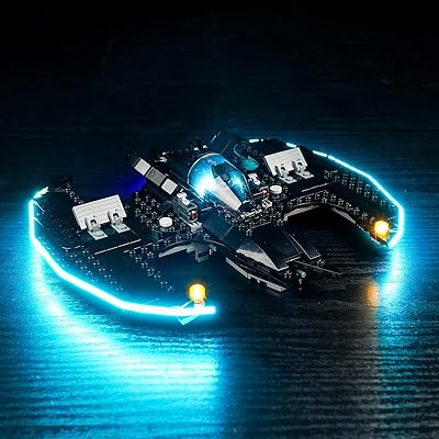 VONADO LED Light Kit Compatible with Lego Batwing Batman vs. The Joker 76265, Creative Lighting Set Accessories Compatible with Lego 76265 for Fans Lights Only, No Models
