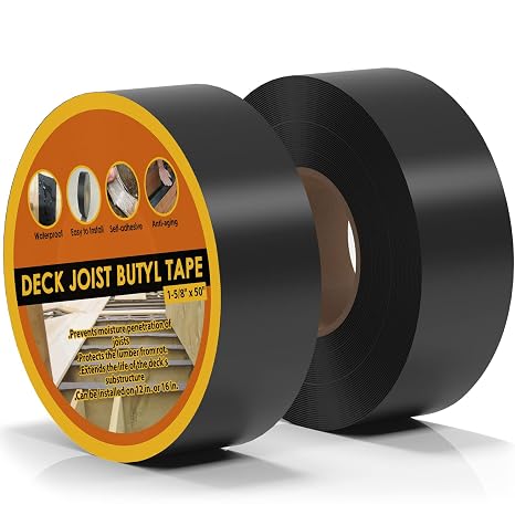 Deck Joist Tape for Decking 1-5/8" x 50' 2 Rolls