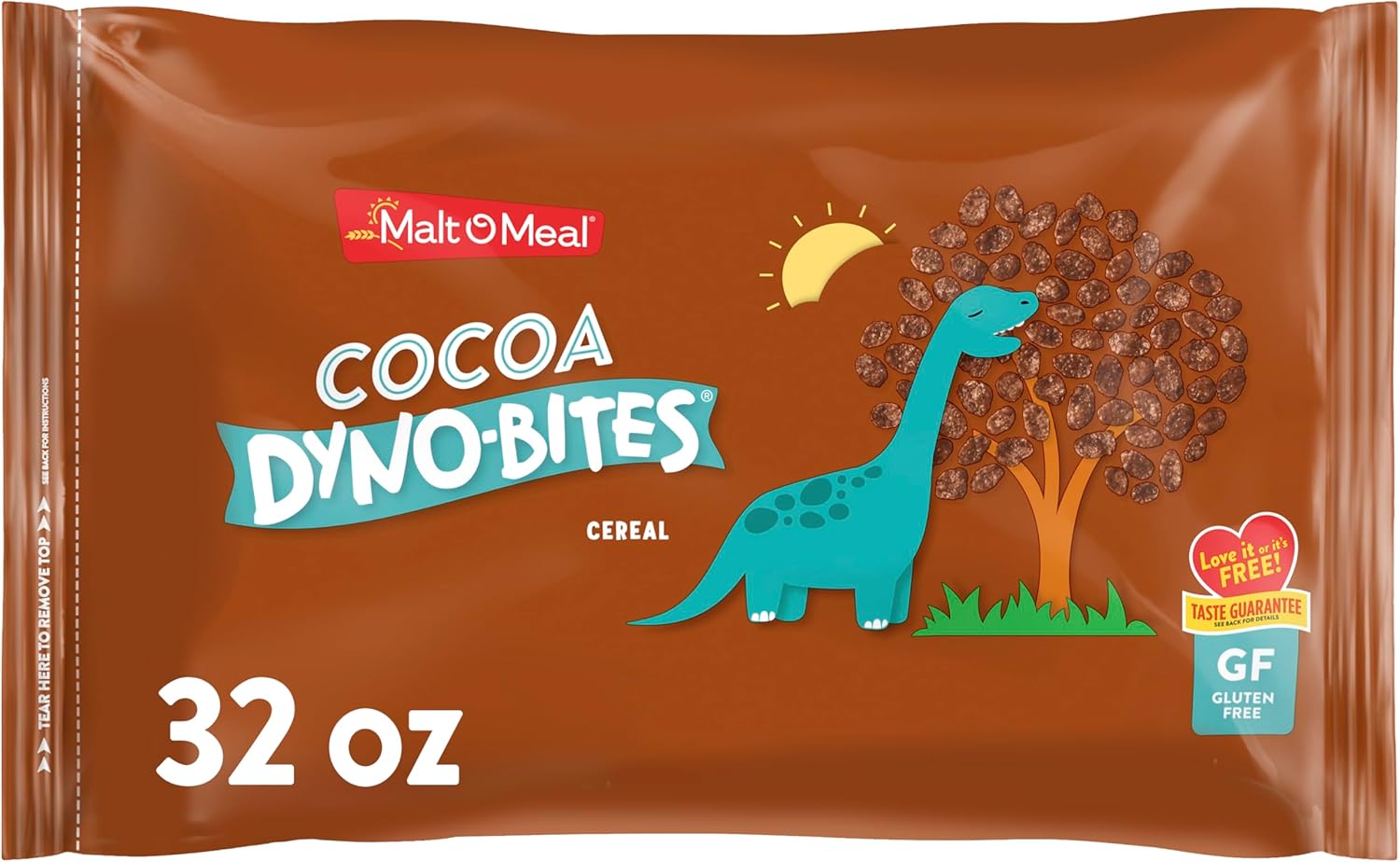 Malt-O-Meal Cocoa Dyno Bites® Gluten Free Breakfast Cereal for Kids 32oz - Pack of 1