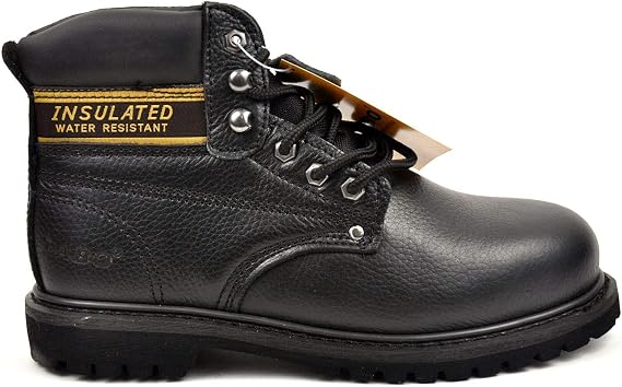 LABO Men's Genuine Leather Work Boot 512BLACK-14