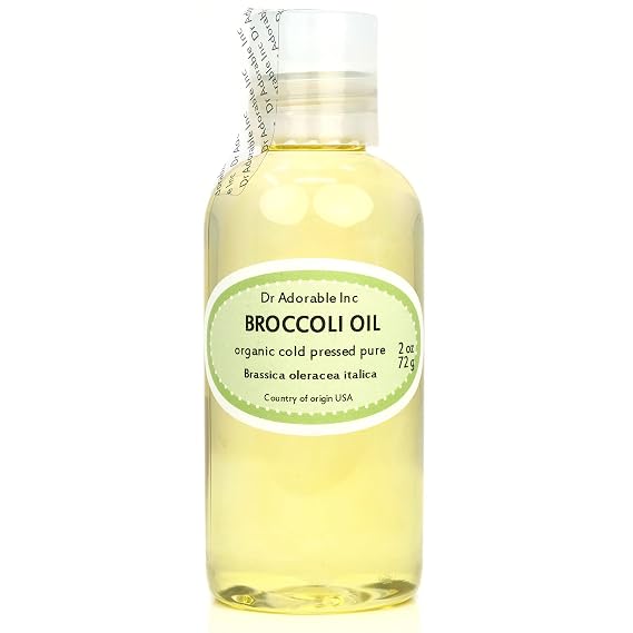 Dr Adorable - 4 oz - Broccoli Seed Oil - 100% Pure Natural Organic Cold Pressed