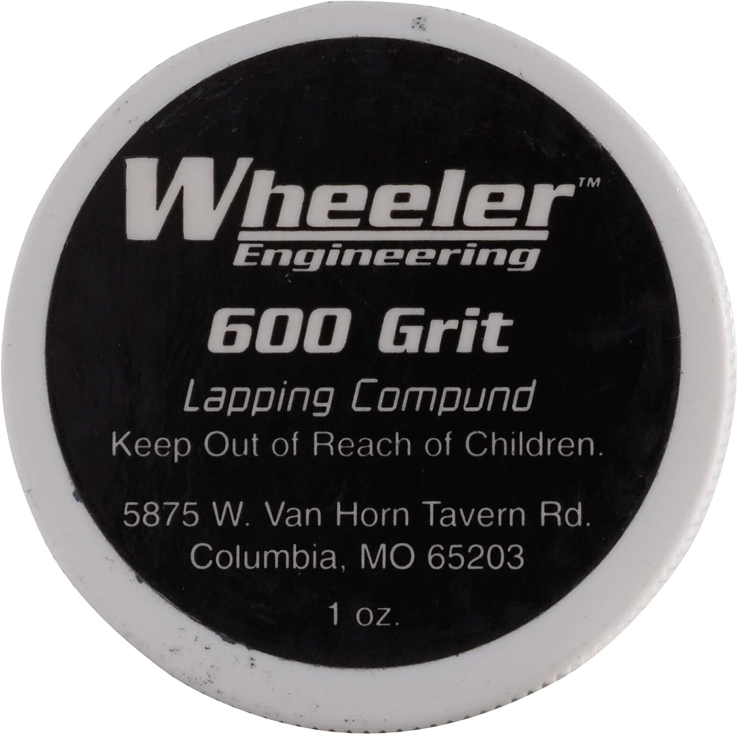 Wheeler 600 Grit Bore Lapping Compound, 1 oz Jar of Abrasive Paste for Bore Lapping, Firearms, Gunsmithing