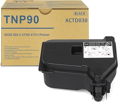 TNP90 ACTD030 Toner Cartridge High Yield Compatible for Konica TNP-90 Toner Cartridge for Minolta Bizhub 4050i 4750i Printer