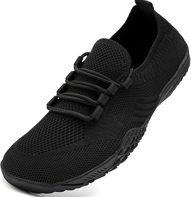 ZGPWZWL Barefoot Shoes Womens Ladies Trainers Zero Drop Lightweight Workout | Wide Toe Box | Minimalist Trainers | Non-Slip Grip | Ladies Walking Running Tennis | Outdoor Trail | Workout Sneakers