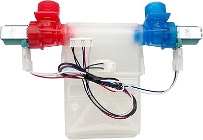 Washer Inlet Valve fit for Amana NTW4600YQ0 NTW4600YQ1 NTW4601BQ1 NTW4610YQ0 NTW4611BQ0 NTW4611BQ1 NTW4630YQ0 NTW4631BQ0 NTW4631BQ1 NTW4650YQ0 NTW4651BQ0 NTW4651BQ1 NTW4700YQ0 NTW4700YQ1 NTW4701BQ0