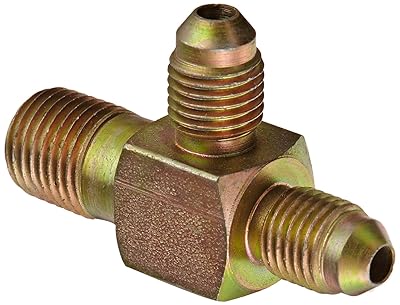 Eaton Aeroquip 2028-4-4S Male Run Tee, 37 Degree JIC, JIC 37 Degree & NPT End Types, Carbon Steel, 14 JICm x 14 NPTm End Size, NULL Tube OD, 14 Male Pipe Size