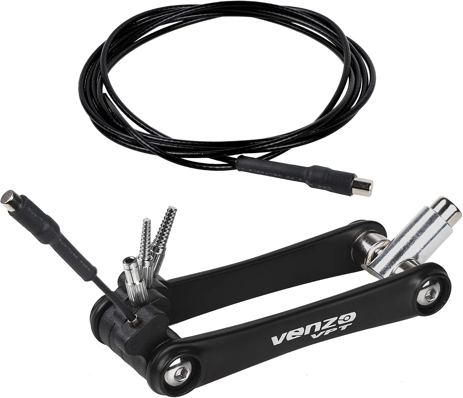 Venzo Bike Bicycle Road Mountain MTB Internal Inner Brake Shifter Cable Wire Hydraulic Hose Di2 E-Tube Routing Tool Kit Compatible with Shimano and Sram