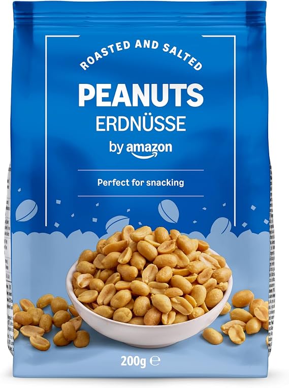 by Amazon - Roasted and Salted Peanuts 200g 1 pack