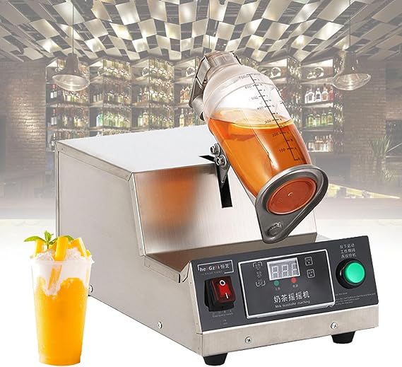 Automatic Bubble Boba Milk Tea Drink Shaker, For Food Stores And Coffee Beverage Restaurant Electric Shaker Machine Tea Milk 80W (Color : Shaker, Size: