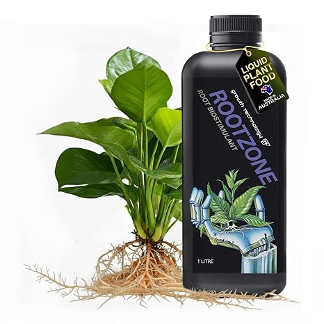 Growth Technology GT Rootzone Liquid Root Biostimulant w/Plant Extracts for Root Growth, Cutting Propagation & Healthy Development for Indoor or Outdoor Plants, Trees & Flowers - 1 Quart (946 ml)