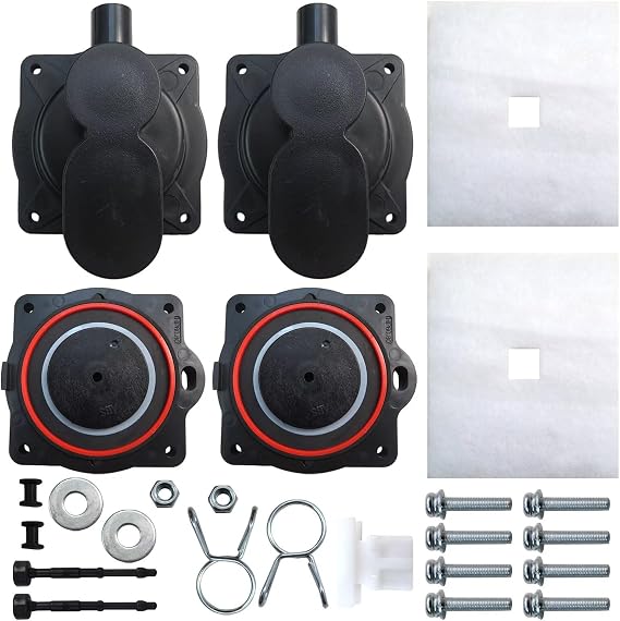 New for HP60/80 Air Pump Rebuild Complete Kit for Hiblow for HP 80, for HP 60 Aerators, for HP-80-0110, with White Switch