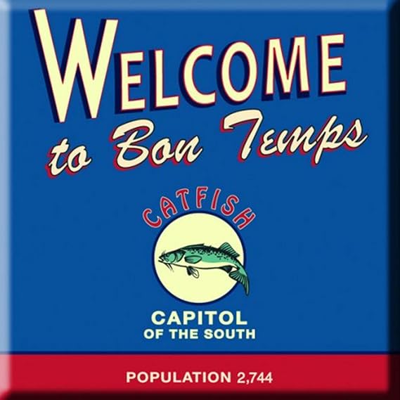 True Blood Fridge Magnet: Welcome to Bon Temps