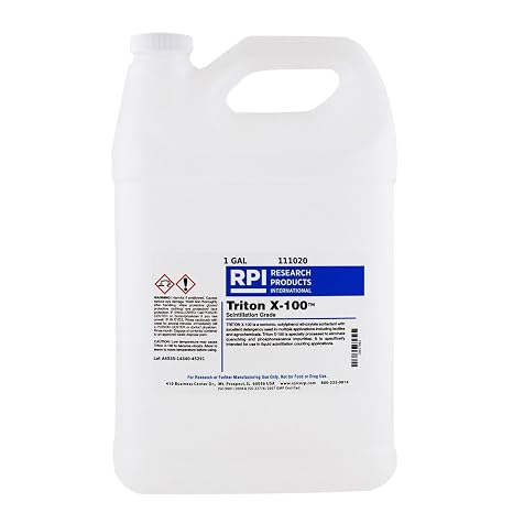Triton X-100, Scintillation Grade Liquid Surfactant, 1 Gallon Bottle