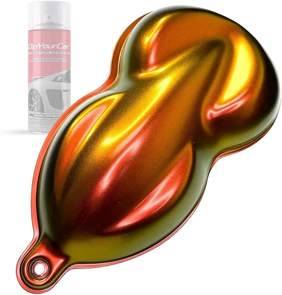 DipYourCar ZTK HyperShift Dip Pearl Aerosol Spray - Peelable Automotive Paint for Wheels, Emblems, Mirror Caps & Trim - DIY Car Customization, Metallic & Pearlescent Finish