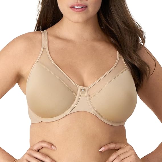 Bali Women's Underwire T-Shirt Bra Ultra-Light Smoothing Spacer Bra