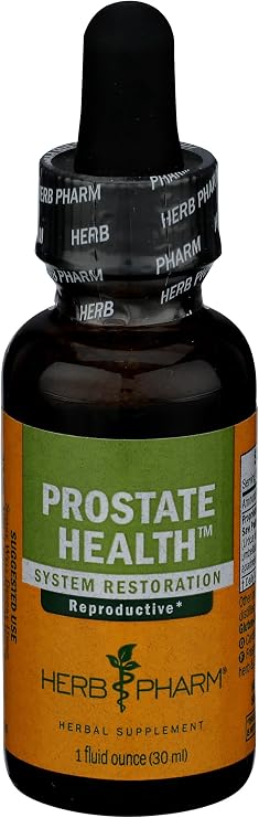 Herb Pharm Prostate Health Liquid Herbal Formula with Saw Palmetto Liquid Extract - 1 Ounce