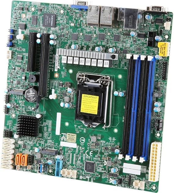 Supermicro MB MBD-X11SCH-LN4F-O S1151 Ci3 Celeron E-2100 C246 128G PCIE mATX