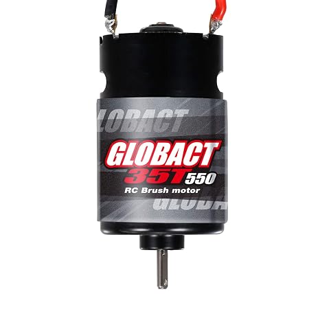 Globact 550 RC Motor 35T Brushed Motor for 1/10 RC Scale RC Crawler Car TRX4 TRX6 Redcat Axial SCX10 SCX10 II AXI03007 JL 90046 RC4WD D90