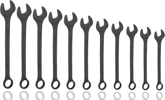 Vct 11 Pc Metric Large Big Jumbo Size Combination Tool Wrench Set With Pouch