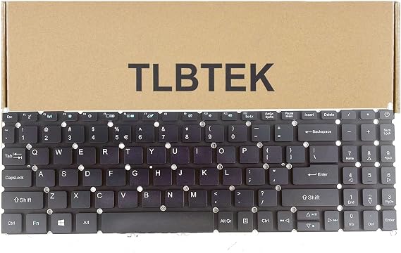 TLBTEK Keyboard Replacement Compatible with Acer Aspire A515-53 A515-53G A515-53K and Travelmate P2 P215-52 P215-53 TMP215-51 TMP215-52 P215-41 TMP215-41 P50-52 Series Laptop