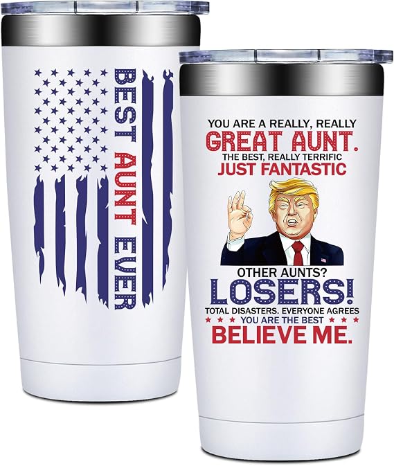 BIRGILT Aunt Mothers Day Gifts - Best Aunt Ever Gifts - Auntie Gift Ideas for Birthday, Christmas - 20oz Tumbler Cup