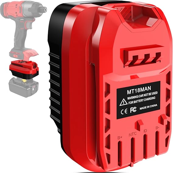 Adapter for Craftsman V20 Cordless Tools, for Makita 18V Battery Convert to for Craftsman New 20V Power Tool (Adapter Only)