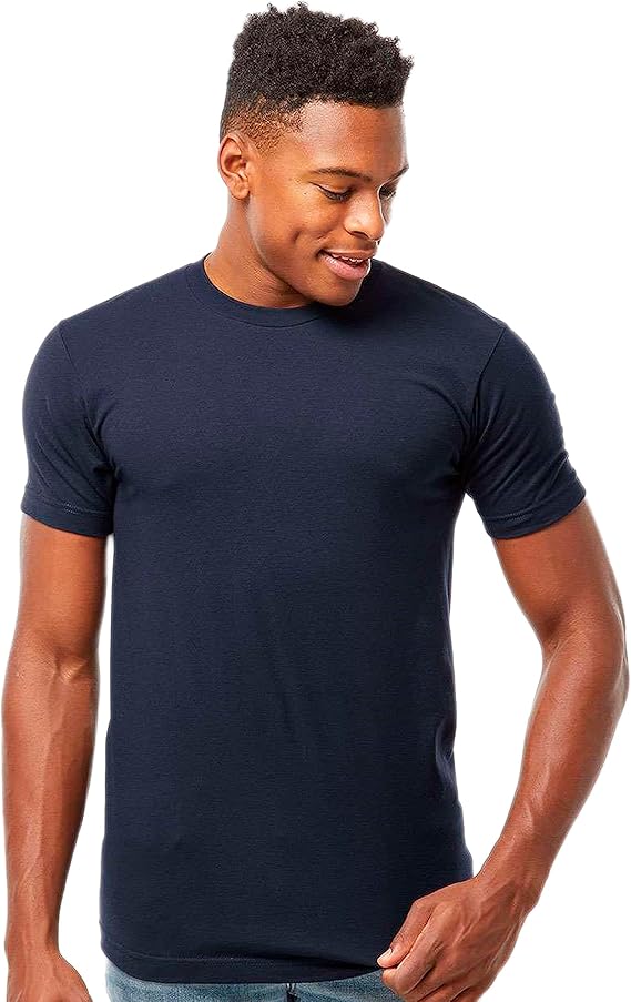 Tultex Unisex Tee (Navy Blue, Small)