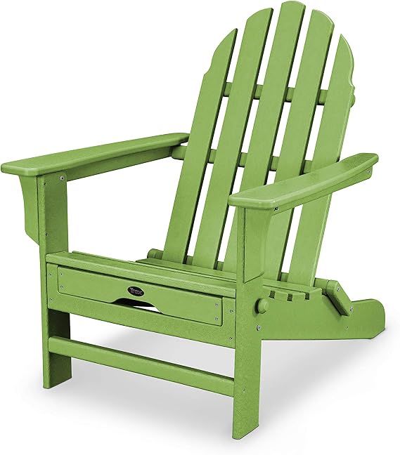 Trex Outdoor Furniture Cape Cod Ultimate Adirondack Chair with Hidden Ottoman