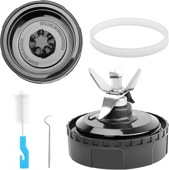 6 Fins Extractor Blade Assembly for Ninja Blender, 3.35in/8.5cm Diameter