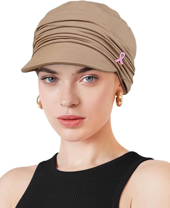 Chemo Headwear Viscose Newsboy Cap for Women Summer Hats