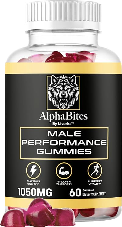 Alpha Bites - Original Formula 7 in 1 Alpha Bites Gummies, AlphaBites for Men, Official Advanced Premium Performance and Energy, Alpha Bite Gummy Reviews, for 1 Month