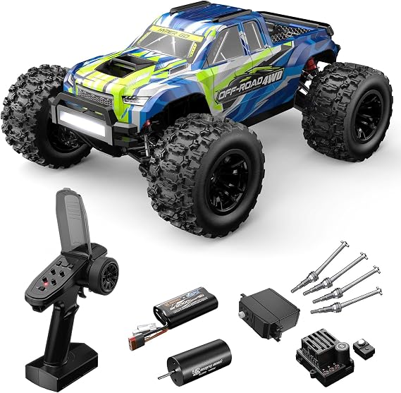 Mjx 14208 Rc Truck 4x4 Rc Brushless Rc Truck Electric Powered RC Car Brushless Motor and Esc, Rc Cars for Adults,1/14 4wd High Speed Rc Cars Drift for Adults
