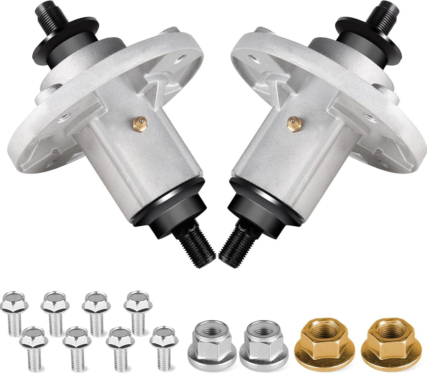 Spindle Assembly GY20454 GY20867 GY20962 GY21098 Fit for John Deere LA100 LA110 LA115 LA120 LA125 LA165 D100 D110 D130 D140 D150 D160 X110 X120 X140-42 48 Mower Deck, 2 Pack