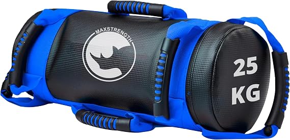 MaxStrength Boxing Power Bag Filled with Sand Bag 5kg, 10kg, 15kg, 20kg Cross Fit Exercise Training MMA Weight Bags, Beach Bag, Exercise Bag for Stamina Booster