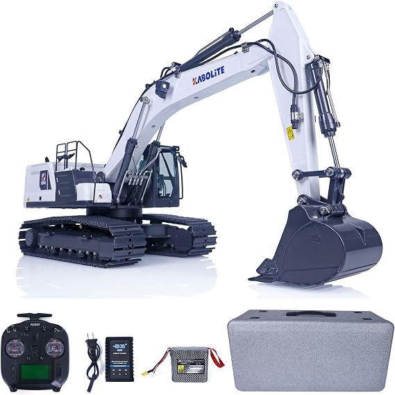 Kabolite 1/18 RC Hydraulic Excavator Huina K961 Standard Version K336GC Digger Construction Vehicle Model, TH22604-AMZUS2-S