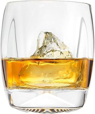 NORLAN Rauk Heavy Tumbler, 250 mL 8.5 oz  Clear - Heavy-based Crystal Lowball Tumblers for Whiskey, Bourbon, Scotch, or Other Fine Spirits.