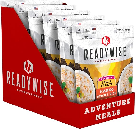 ReadyWise Trail Treats Mango Sticky Rice (6 Pack)