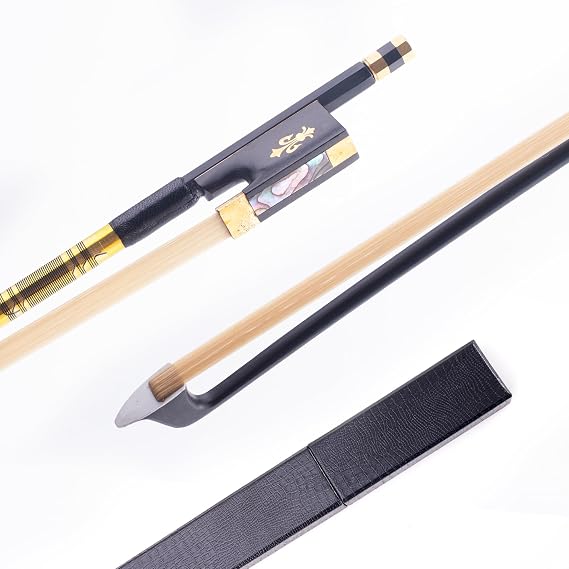 4/4 Professional Carbon Fiber Violin Bow with Case