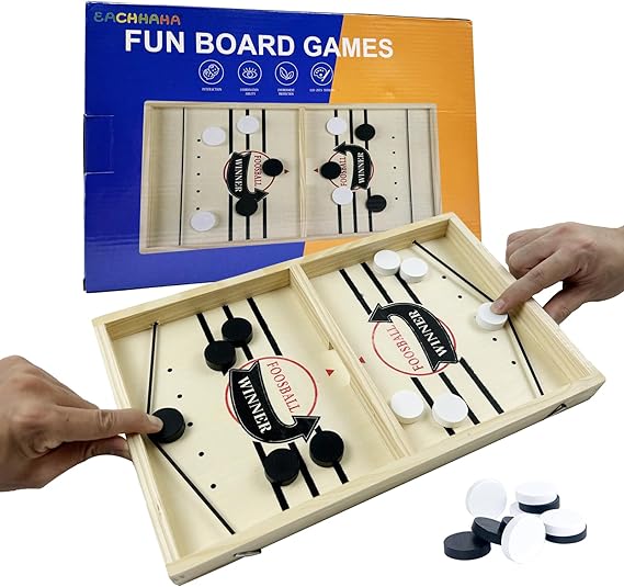 Fast Sling Puck Game,Slingshot Hockey Game,Board Games for Kids