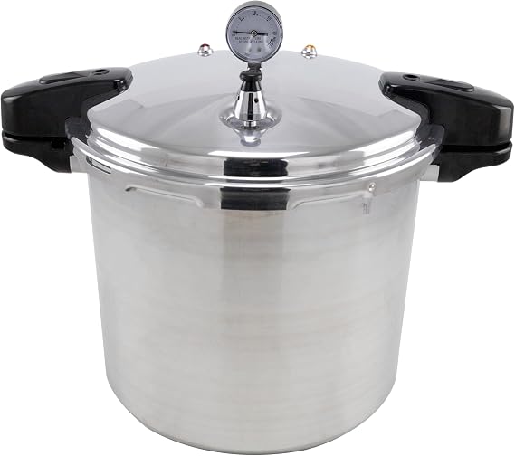Nesco 16.9 Qt Manual Pressure Canner, Pressure Cooker With Pressure Guage, Locking Lid, And Removable Blockage Guard