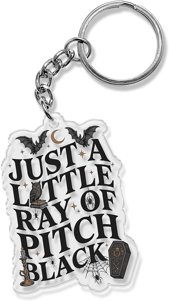 QUINNIAN Funny Keychain 2 Inches Dark Humor Sarcastic Attitude Key Chain Acrylic Key Ring Accessories for Keys Backpack